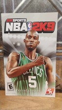 NBA Basketball 2K9 PlayStation 2 PS2 Original 2K Sports Game Instruction Booklet
