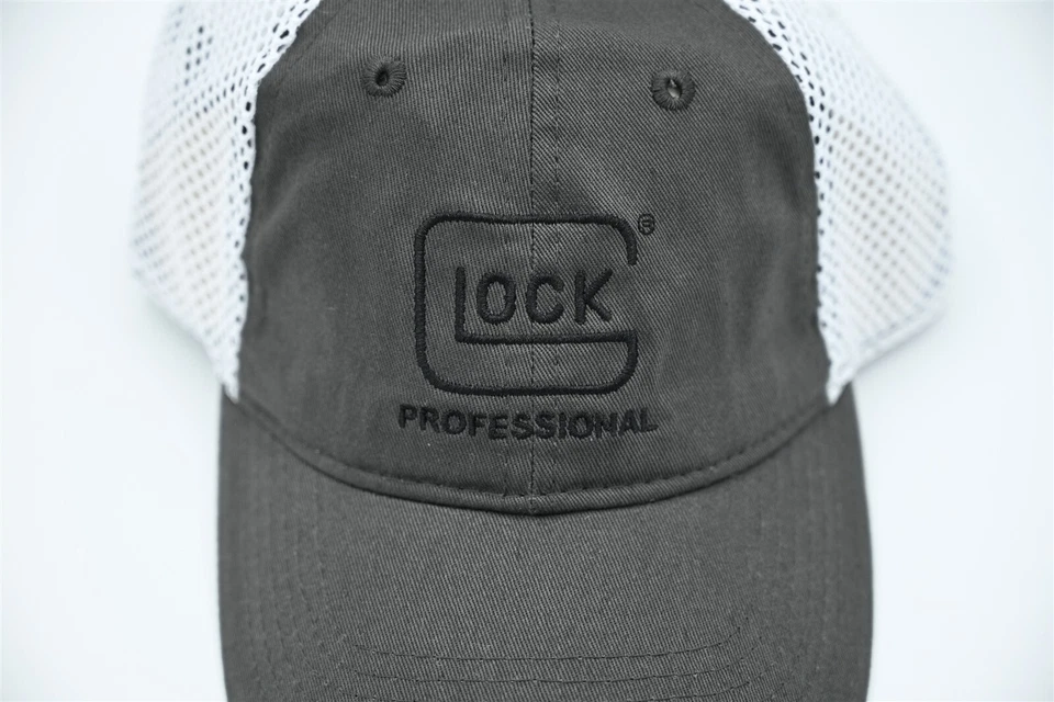 GLOCK PROFESSIONAL GRAY BIG MESH HAT 17 19X 21 22 23 26 27 42 43 43X 44 45 47 48 - Image 2 of 4