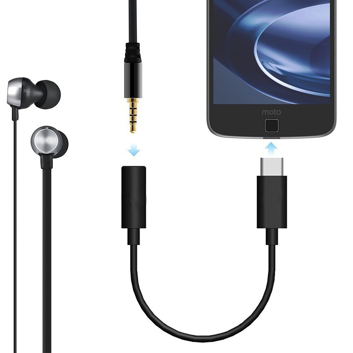 Adattatore jack per cuffie USB tipo C a 3,5 mm 3,5