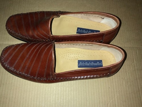 Mocassino uomo Giorgio Brutini scarpa elegante Le Glove taglia 9,5D - Foto 4 di 6