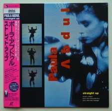 Paula Abdul Straight Up Laserdisc JAPAN LD w/Cap OBI PVLM-2