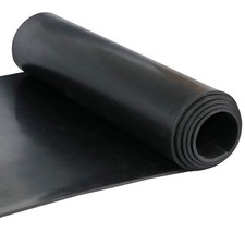 Solid Neoprene Rubber Sheet Strip 1/8 x 12 x 47 Inch DIY Gasket Pad Liner