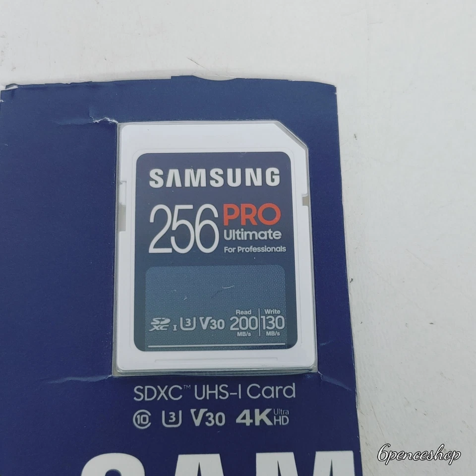*Original Package Broken* Samsung - Pro Ultimate 256GB SDXC Memory Card - Image 3 of 3