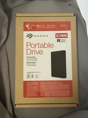 Seagate Portable Hard Drive HDD 2TB NEW In Box STGX2000400
