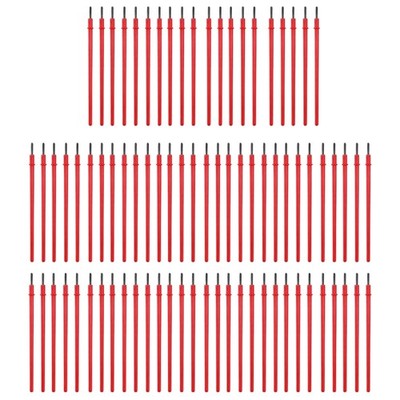 Pack Of 100 Colorful Paint Brush Sketch Markers For Youngly Classroom Projects