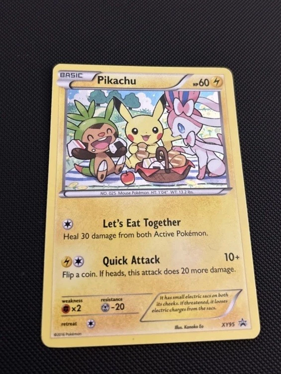 Pikachu XY95 - Black Star Promo - Holo - NM Pokemon Card
