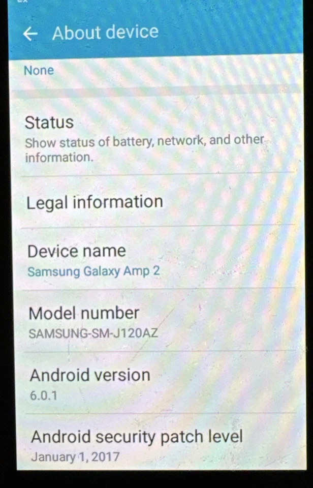 Samsung Galaxy J2 8GB SM-J260AZ Cell Phone (Cricket) Black Glue On Back Good - Image 2 of 4