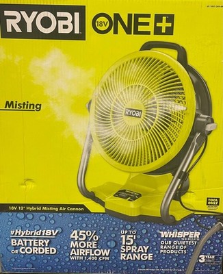 RYOBI 18V Ryobi ONE+ 12'' HYBRID MISTING AIR CANNON (Tool Only)