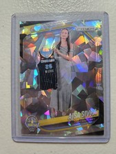 2025 Panini Prizm WNBA Ajsa Sivka Silver Cracked Ice Rookie Chicago Sky #85 RC