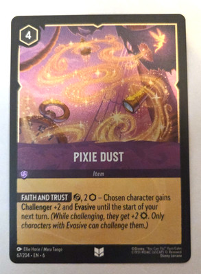 Disney Lorcana Pixie Dust 67/204, Foil Uncommon Card