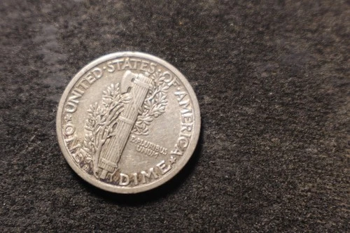 1917-D XF AU Solid Mercury Dime Super Fasces WCO