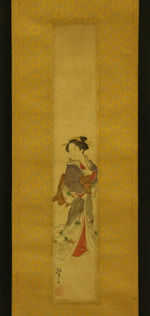 古董日本画作、画卷| eBay