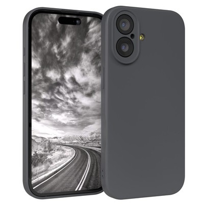 Handyhülle für Apple iPhone 17 Silikon TPU Backcover Smartphone Schutzhülle Grau