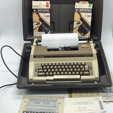 Vtg Smith Corona Enterprise II Electric Typewriter w/Case, 2 Ribbons, See Video! thumbnail
