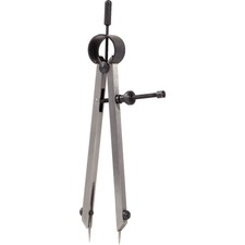 KS TOOLS 300.0429 Pr&auml;zisions-Feder-Spitzzirkel mit auswechselbaren Spitzen, 130m