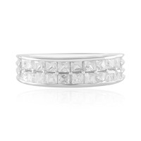 Cavill Ring Sterlingsilber Platin 1,26Ct Zirkon Damen Echtschmuck