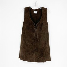 Urban Outfitters 100% Leather Mini Dress Size Small