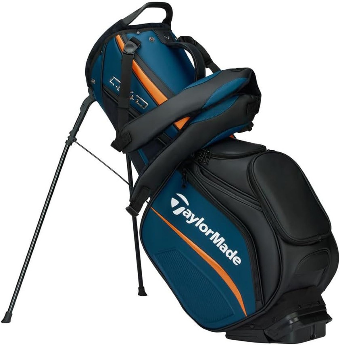 2026 TaylorMade Qi4D Blue/Black/Orange Tour Stand Carry Golf Bag