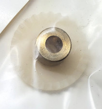 28 Tooth Delrin Crown Gear Slot Car 1/8" Shaft 0.5 Module with Screw