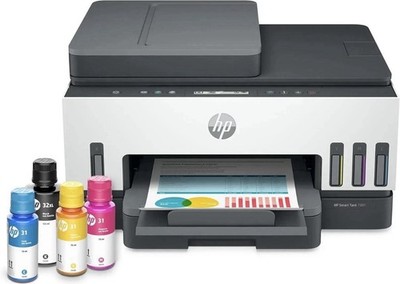 HP Smart Tank 7302 Wireless All-in-One Supertank Inkjet Printer Copier Scanner