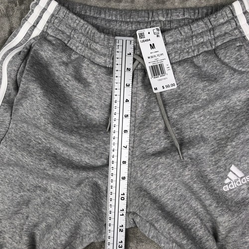 ADIDAS Essentials Fleece 3-Stripes Tapered Cuff Joggers Men's Size Medium IJ6494 - Picture 10 of 16