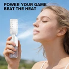 Handheld Misting Fan Portable, Small Personal Hand Held Rechargeable Mist Spray