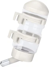 No Drip Dog Kennel Water Bottle Dispenser for Crate, 400Ml Dripless Pet Drinking