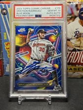 2023 Topps Cosmic Blue Moon Grayson Rodriguez Auto #/99 PSA 10 Baltimore Orioles
