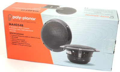 Wasserdichter Outdoor Lautsprecher NUR EINER Poly-Planar MA4054B 4'' 40 Watt