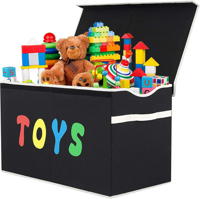 YOLOXO Toy Box Chest, Collapsible Sturdy Storage Bins with Lids, Extra Large Kid
