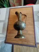 Alte Kupfer Kanne mit Henkel Handarbeit Vintage Deko Aus Indische  Stil Höhe 26c