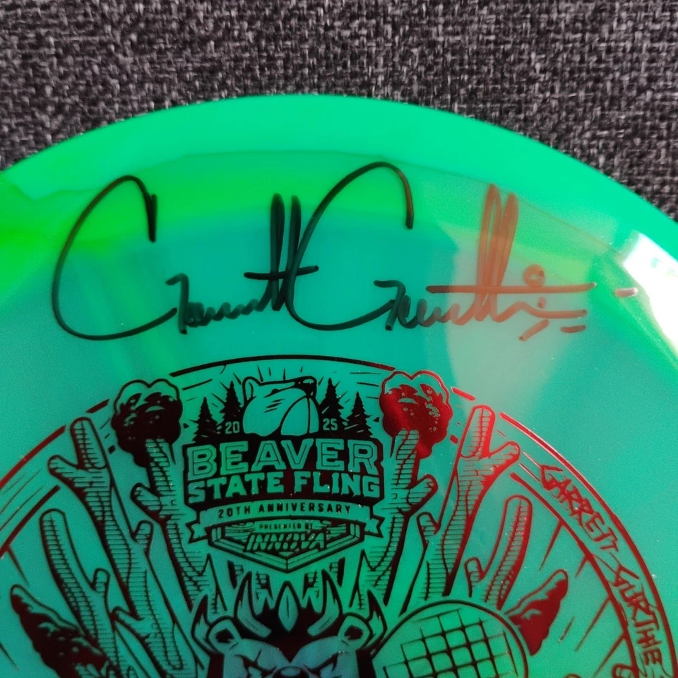 RARE 2025 Beaver State Fling Halo Champion Wraith 175g Garrett Gurthie Signed - Image 2 of 4