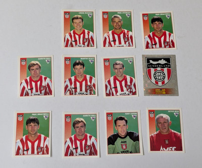 Lot x 11 Sunderland Merlin Premier League 97 Sticker