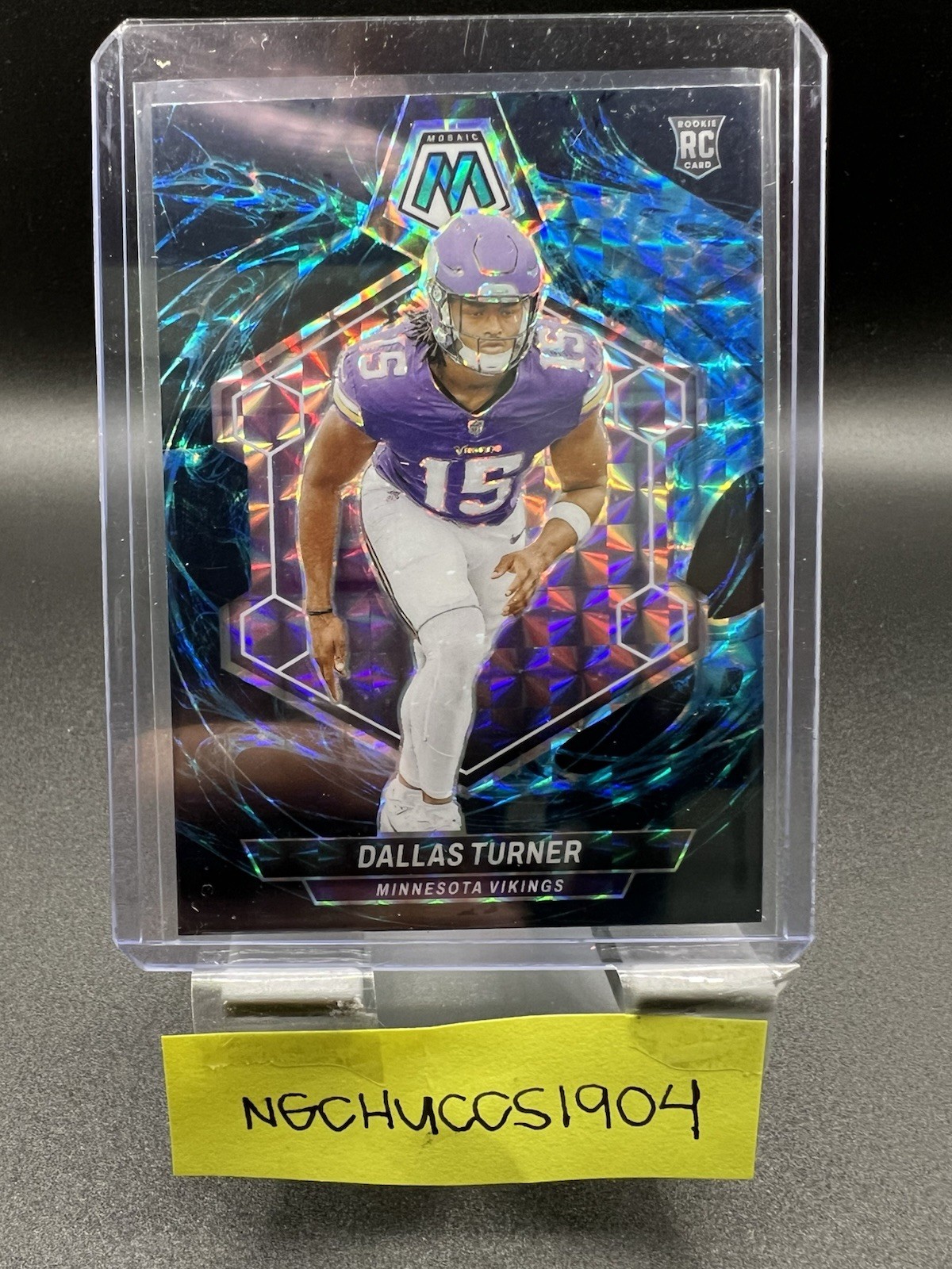 2024 Mosaic Genesis Dallas Turner RC  #317 Case Hit SSP