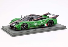 BBR P18218C 1/18 Pagani Huayra R Gloss black carbon e green grass Limited 100pcs