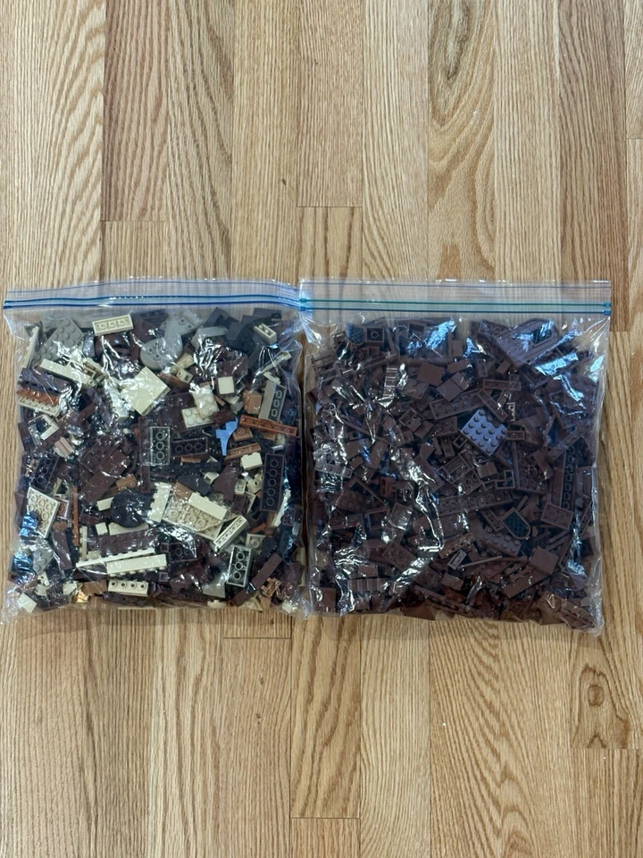 乐高棕褐色米色砖块 - 超过 3 磅散装套装 - 星球大战哈利波特 — 第 4/4 张图片