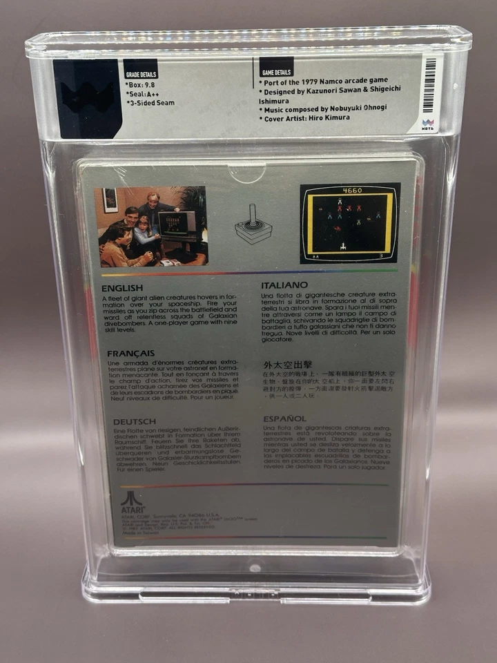 Atari 2600 - Galaxian 9.8 A++ - Sealed - Graded - New - Wata - Image 4 of 4