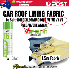 Holden VX VT VY VZ VE VF Roof Lining 1.5m #3 Fabric + x1 Glue (SEDAN, CREWMAN)