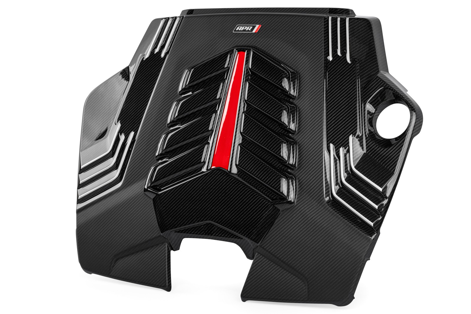 APR Twill Carbon Fiber Engine Cover For 2019-2024 Audi Q7/Q8/SQ7/SQ8/RSQ8 4.0T