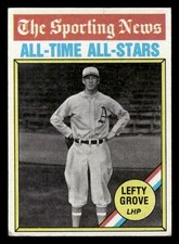 1976 Topps Baseball Card #350 Lefty Grove