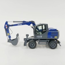 NZG 1:50 Atlas 140W Excavator Technisches Hilfswerk Diecast Model #955/05