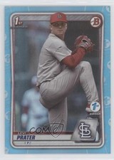 2020 Bowman Draft 1st Edition Sky Blue Foil Levi Prater #BD-125 we2