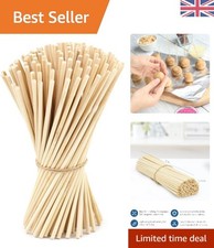 120 Pack Bamboo Dowel Rods - Unfinished 15cm Craft Sticks, Food Safe Quality