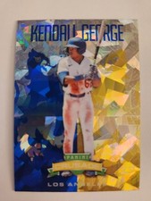 2024 Panini Crusade Kendall George #73 Blue Cracked Ice Los Angeles Dodgers