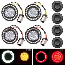 HogWorkz Bullet Style 1157 Halomaker LED Front  Rear Turn Signals HW3070 G1N