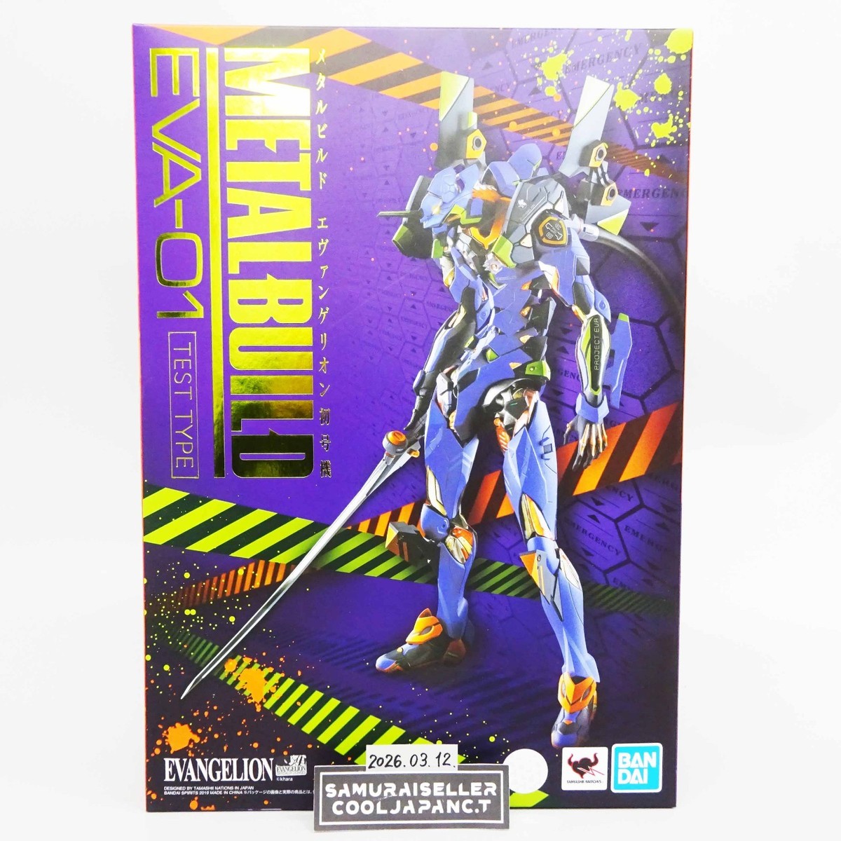 バンダイメタルビルド EVA-01 TEST TYPE初号機 Bandai Metal Build Evangelion EVA-01 Test Type Action Figure from