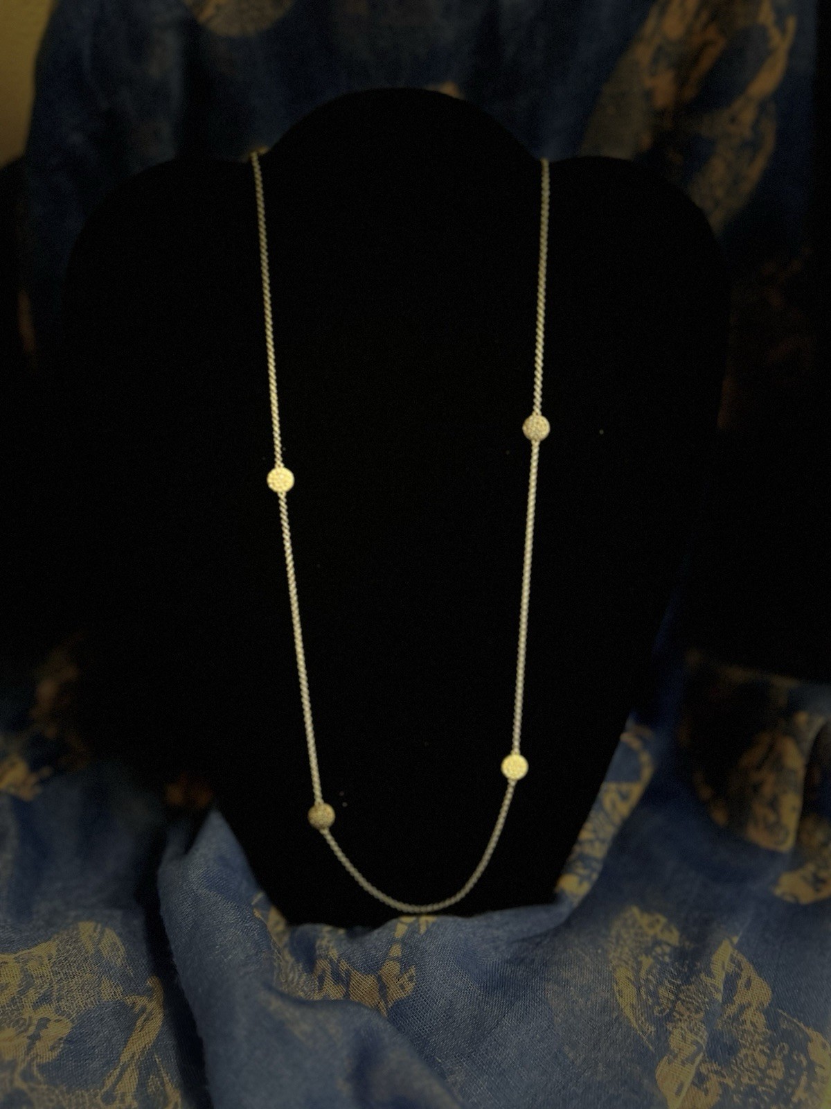 Sterling Silver Circular Marcasitce necklace 10.0… - image 4