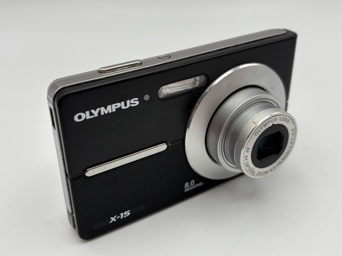 OLYMPUS X-15 8.0MP Black Compact Digital Camera Tested Fully