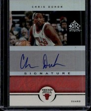 2005-06 UD Reflections #SR-CD Chris Duhon Signature Reflections Red #/100