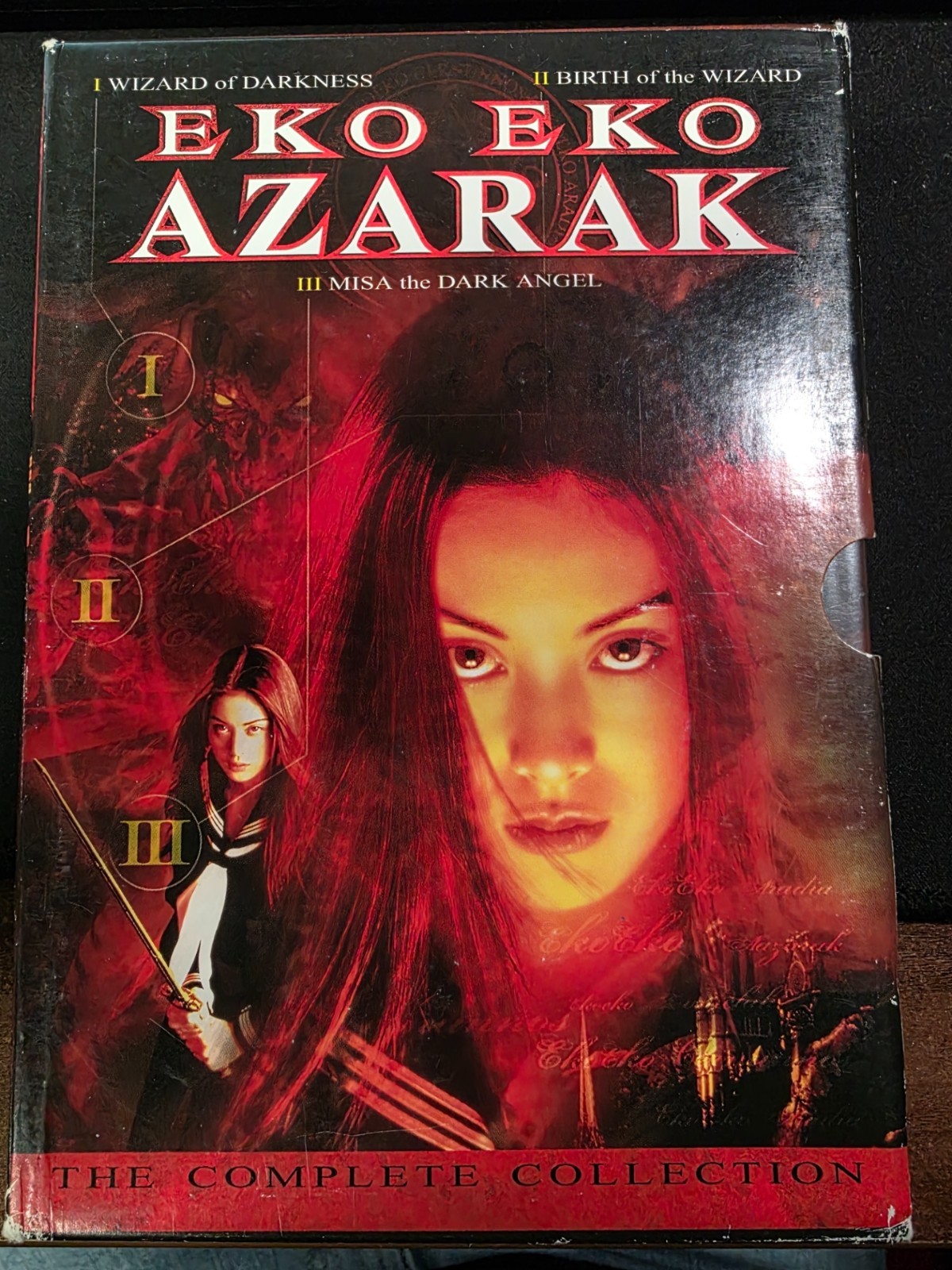 Eko Eko Azarak Complete Collection 3 Disc DVD Box Set Japanese Horror Region 1